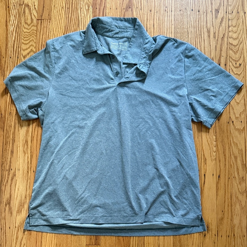 Outdoor Voices Green Polo Shirt - Size XXL